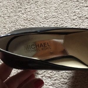 Michael Kors patent platform stilettos